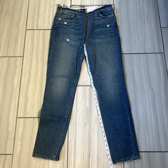 Boyish Zipper Crotch Slim Straight Denim Size 28 SOLD OUT STYLE - Picture 2 of 4